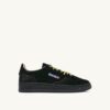 MEDALIST LOW SNEAKERS IN BLACK PONY HAIR EFFECT