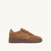 MEDALIST LOW SNEAKERS IN BROWN SUGAR NUBUCK LEATHER AND SUEDE