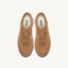 MEDALIST LOW SNEAKERS IN BROWN SUGAR NUBUCK LEATHER AND SUEDE
