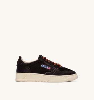 MEDALIST LOW SNEAKERS IN CHOCOLATE BROWN PONY HAIR EFFECT