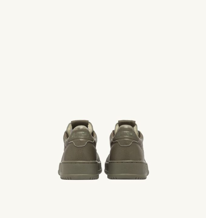 MEDALIST LOW SNEAKERS IN COVERT GREEN NAPA LEATHER MEDALIST LOW SNEAKERS IN COVERT GREEN NAPA LEATHER