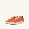 MEDALIST LOW SNEAKERS IN FANTA AND OFF WHITE SUEDE