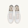 MEDALIST LOW SNEAKERS IN LEATHER AND MOUNTAIN WHITE