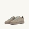 MEDALIST LOW SNEAKERS IN LONDON FOG NUBUCK LEATHER AND SUEDE