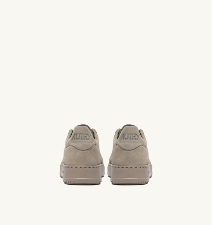 MEDALIST LOW SNEAKERS IN LONDON FOG NUBUCK LEATHER AND SUEDE