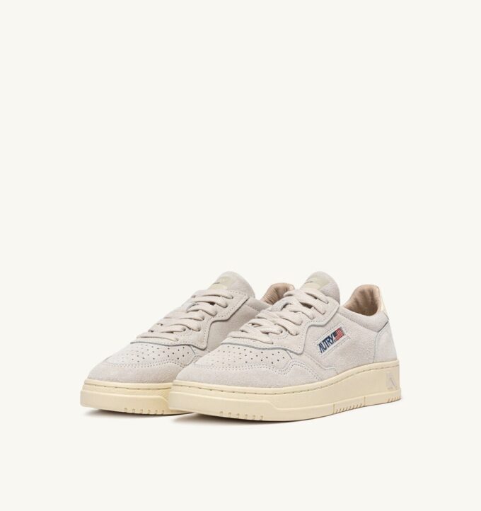 MEDALIST LOW SNEAKERS IN MARBLE AND OFF WHITE SUEDE MEDALIST LOW SNEAKERS IN MARBLE AND OFF WHITE SUEDE