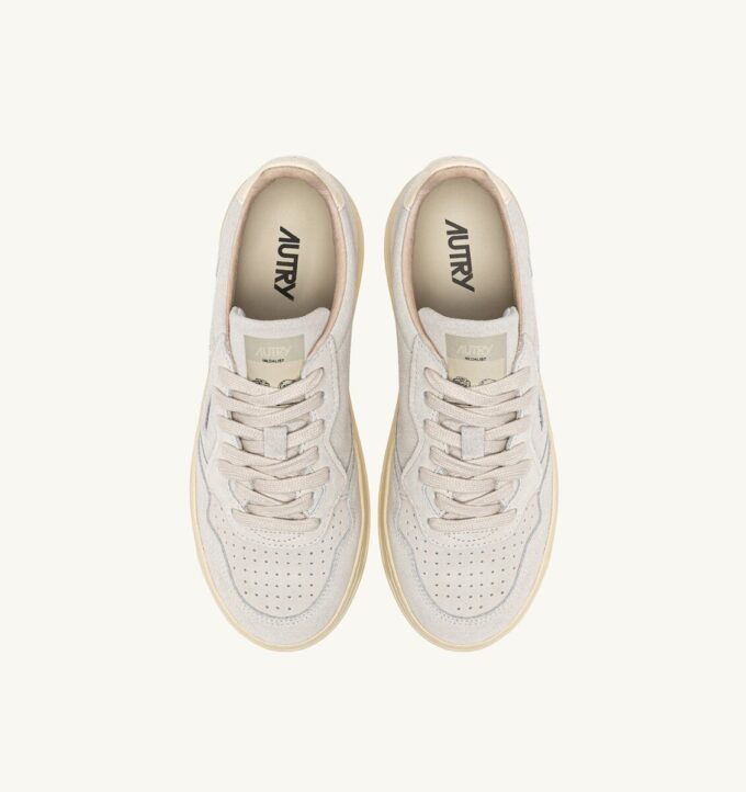 MEDALIST LOW SNEAKERS IN MARBLE AND OFF WHITE SUEDE MEDALIST LOW SNEAKERS IN MARBLE AND OFF WHITE SUEDE