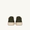 MEDALIST LOW SNEAKERS IN MILITARY GREEN PONY HAIR EFFECT