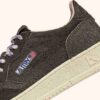 MEDALIST LOW SNEAKERS IN MILITARY GREEN PONY HAIR EFFECT