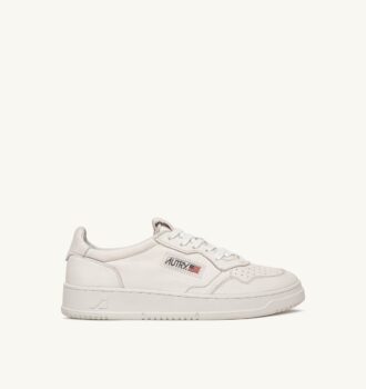 MEDALIST LOW SNEAKERS IN OPTICAL WHITE SUPER SOFT NAPA LEATHER