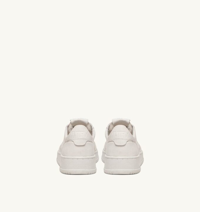 MEDALIST LOW SNEAKERS IN OPTICAL WHITE SUPER SOFT NAPA LEATHER