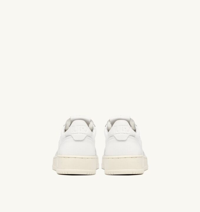 BASKETS MEDALIST LOW EN NAPPA BLANC SUPER SOFT