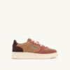 MEDALIST LOW SNEAKERS IN TRICOLOR BONITO STREET AND WINE SUEDE