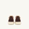 MEDALIST LOW SNEAKERS IN TRICOLOR BONITO STREET AND WINE SUEDE