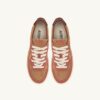 MEDALIST LOW SNEAKERS IN TRICOLOR BONITO STREET AND WINE SUEDE