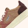 MEDALIST LOW SNEAKERS IN TRICOLOR BONITO STREET AND WINE SUEDE
