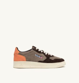MEDALIST LOW SNEAKERS IN TRICOLOR BROWN FANTA AND MOKA SUEDE