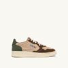 MEDALIST LOW SNEAKERS IN TRICOLOR LAND AND CAPER SUEDE