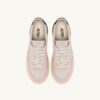 MEDALIST LOW SNEAKERS IN TRICOLOR ROSEMARY AND ATLANTIC SUEDE