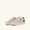 MEDALIST LOW SNEAKERS IN TRICOLOR SAND AND GREEN SUEDE