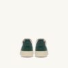 MEDALIST LOW SNEAKERS IN TRICOLOR SAND AND GREEN SUEDE