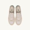 MEDALIST LOW SNEAKERS IN TRICOLOR SAND AND GREEN SUEDE