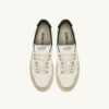 MEDALIST LOW SNEAKERS IN WHITE AND BLACK LEATHER AND SUEDE WITH LETTERING MEDALIST LOW SNEAKERS IN WHITE AND BLACK LEATHER AND SUEDE WITH LETTERING