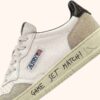 MEDALIST LOW SNEAKERS IN WHITE AND BLACK LEATHER AND SUEDE WITH LETTERING MEDALIST LOW SNEAKERS IN WHITE AND BLACK LEATHER AND SUEDE WITH LETTERING