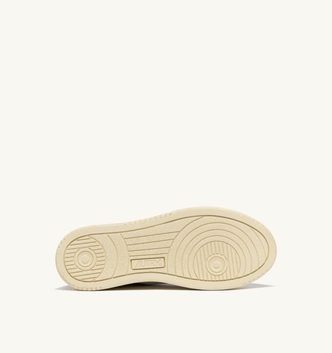 MEDALIST LOW SNEAKERS IN WHITE AND BLACK LEATHER WITH LETTERING