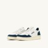 MEDALIST LOW SNEAKERS IN WHITE AND CAPRI LEATHER SUEDE MEDALIST LOW SNEAKERS IN WHITE AND CAPRI LEATHER SUEDE