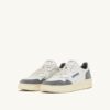 MEDALIST LOW SNEAKERS IN WHITE AND GRAY LEATHER SUEDE MEDALIST LOW SNEAKERS IN WHITE AND GRAY LEATHER SUEDE