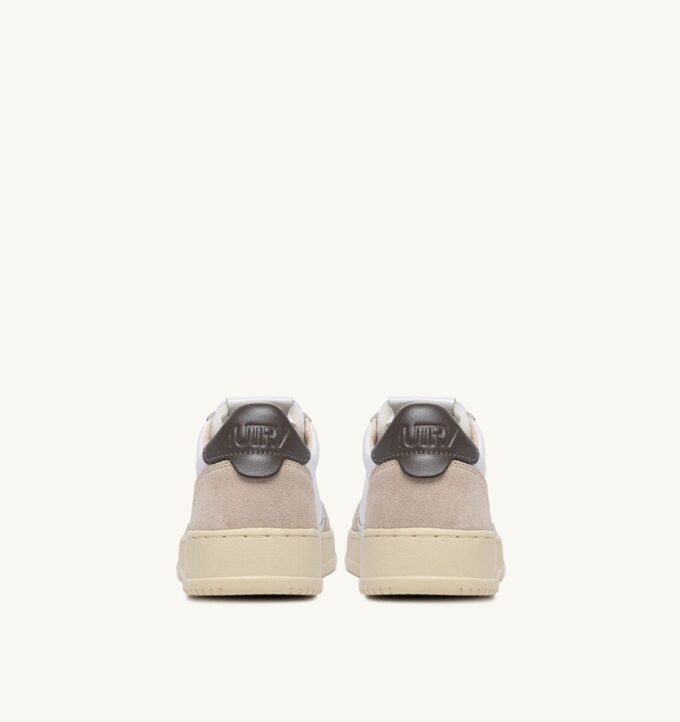 MEDALIST LOW SNEAKERS IN WHITE AND MOREL SUEDE AND LEATHER MEDALIST LOW SNEAKERS IN WHITE AND MOREL SUEDE AND LEATHER