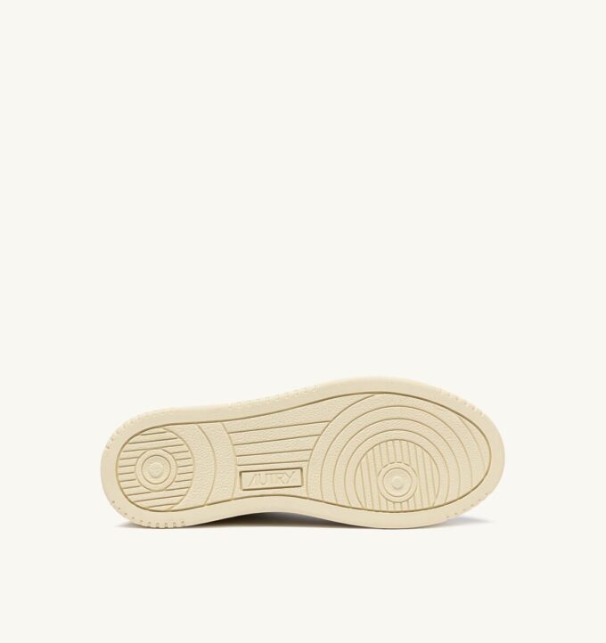 MEDALIST LOW SNEAKERS IN WHITE AND PALACE BLUE LEATHER AND SUEDE WITH LETTERING