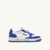 MEDALIST LOW SNEAKERS IN WHITE AND PALACE BLUE LEATHER WITH LETTERING MEDALIST LOW SNEAKERS IN WHITE AND PALACE BLUE LEATHER WITH LETTERING