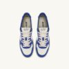 MEDALIST LOW SNEAKERS IN WHITE AND PALACE BLUE LEATHER WITH LETTERING MEDALIST LOW SNEAKERS IN WHITE AND PALACE BLUE LEATHER WITH LETTERING