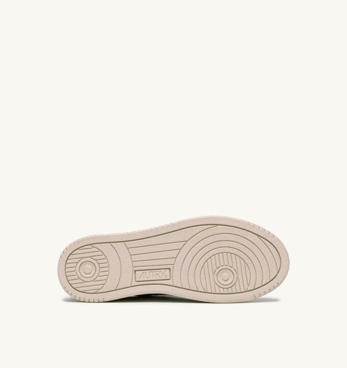 MEDALIST LOW SNEAKERS IN WHITE AND PINK TINT SCRAPED EFFECT SUEDE