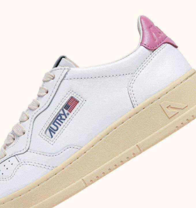 MEDALIST LOW SNEAKERS IN WHITE AND POLIGNAC LEATHER