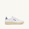 MEDALIST LOW SNEAKERS IN WHITE AND TEMPEST LEATHER