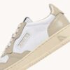 MEDALIST LOW SNEAKERS IN WHITE AND TIDAL FOAM LEATHER