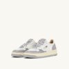 MEDALIST LOW SNEAKERS IN WHITE AND VAPOR LEATHER MEDALIST LOW SNEAKERS IN WHITE AND VAPOR LEATHER