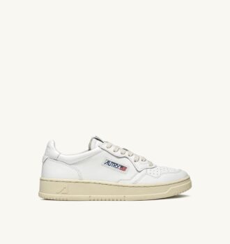 BASKETS MEDALIST LOW EN CUIR BLANC