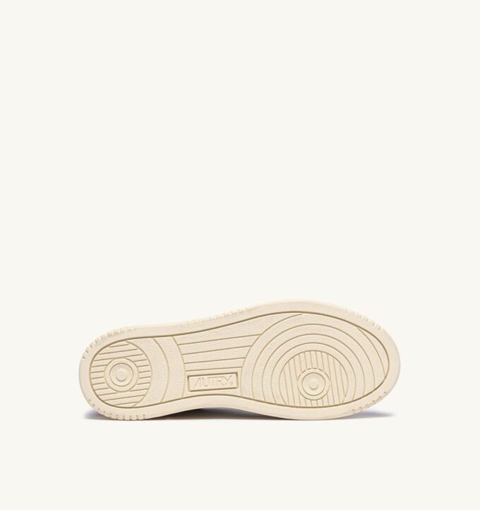 MEDALIST LOW SNEAKERS IN WHITE LEATHER AND ASH GLITTER