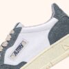 MEDALIST LOW SNEAKERS IN WHITE LEATHER AND ASH GLITTER