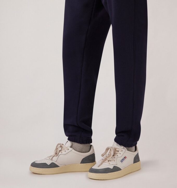 MEDALIST LOW SNEAKERS IN WHITE LEATHER AND MOREL SUEDE MEDALIST LOW SNEAKERS IN WHITE LEATHER AND MOREL SUEDE