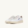 MEDALIST LOW SNEAKERS IN WHITE LEATHER AND TIDAL FOAM MEDALIST LOW SNEAKERS IN WHITE LEATHER AND TIDAL FOAM