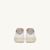 MEDALIST LOW SNEAKERS IN WHITE LEATHER AND TIDAL FOAM MEDALIST LOW SNEAKERS IN WHITE LEATHER AND TIDAL FOAM