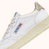 MEDALIST LOW SNEAKERS IN WHITE LEATHER AND TIDAL FOAM MEDALIST LOW SNEAKERS IN WHITE LEATHER AND TIDAL FOAM