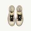 MEDALIST LOW SNEAKERS SUPER VINTAGE IN WHITE AND BROWN SUGAR LEATHER