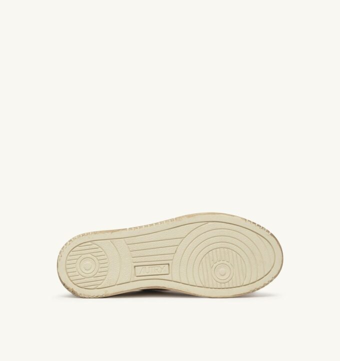 MEDALIST LOW SNEAKERS SUPER VINTAGE IN WHITE FUCHSIA AND VIOLET LEATHER