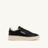 MEDALIST LOW SUPER SOFT SNEAKERS IN BLACK LEATHER
